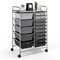 Rolling Storage Cart 15 Drawer Organizer With Wheels Craft Office Supply Organizer Steel Frame Multicolor Drawers